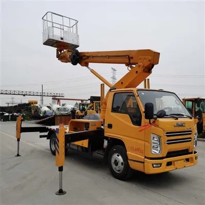 Lastwagen in der Luft